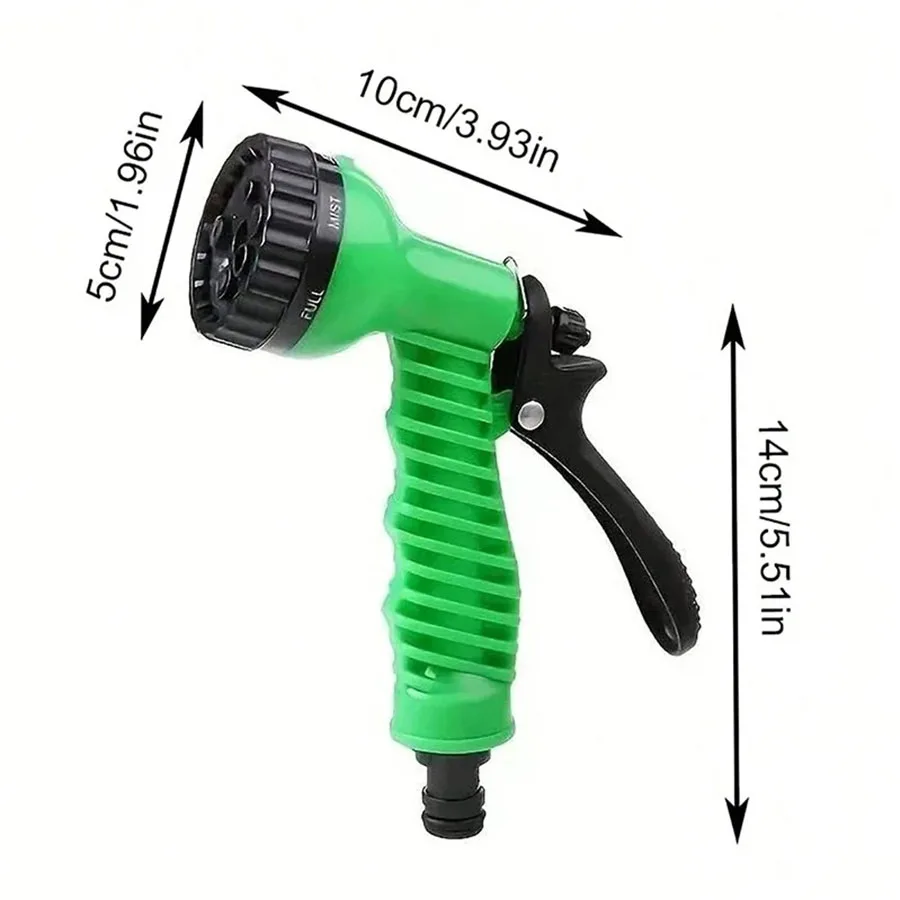 Expandable Magic Hose High Pressure Car Wash 7 Spray Modes Water Gun for Home Garden Plant Watering Flexible Lightweight No Kink