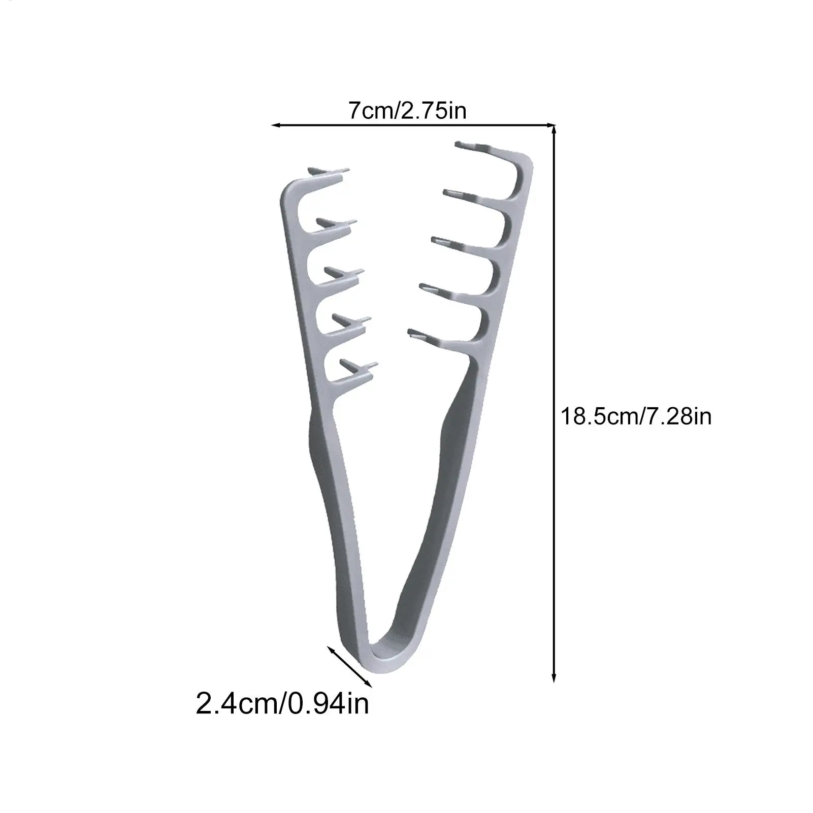 Volumizing Wide-Tooth Hair Styling Comb Curling Tools Fluffy Texture for Men Ideal for All Hair Types Hairstyling Tools