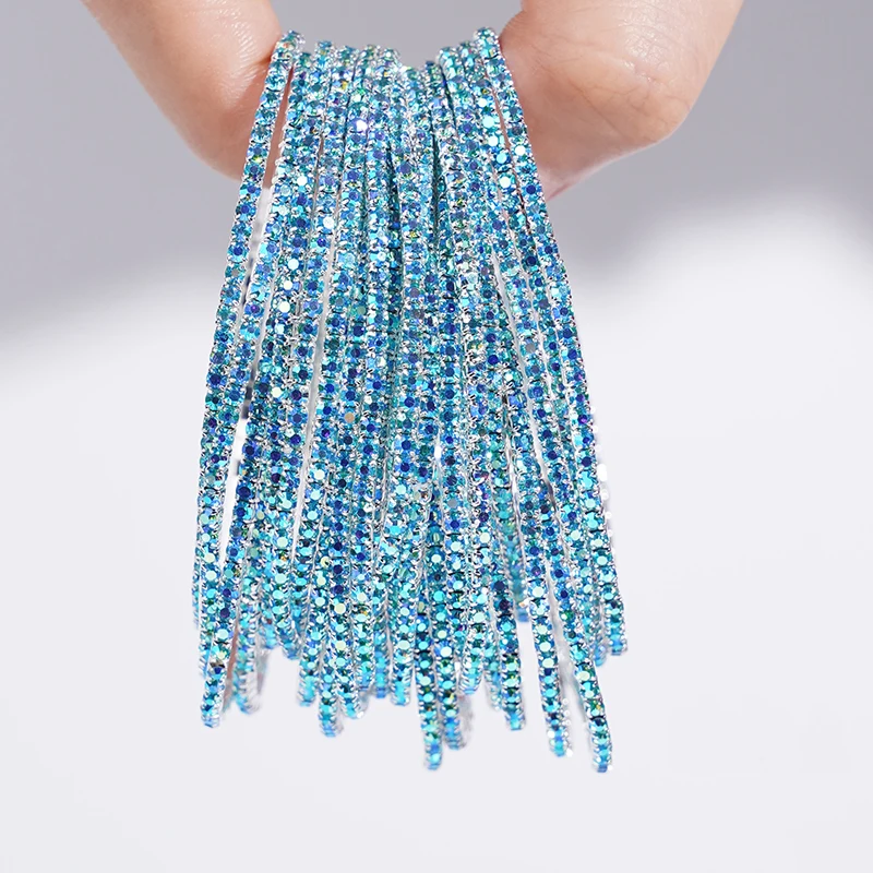 5pcs Fashion Crystal Rhinestone Elastic Bracelet For Women Stretch Stackable Bracelets Classic Wristband Daily Female Jewelry
