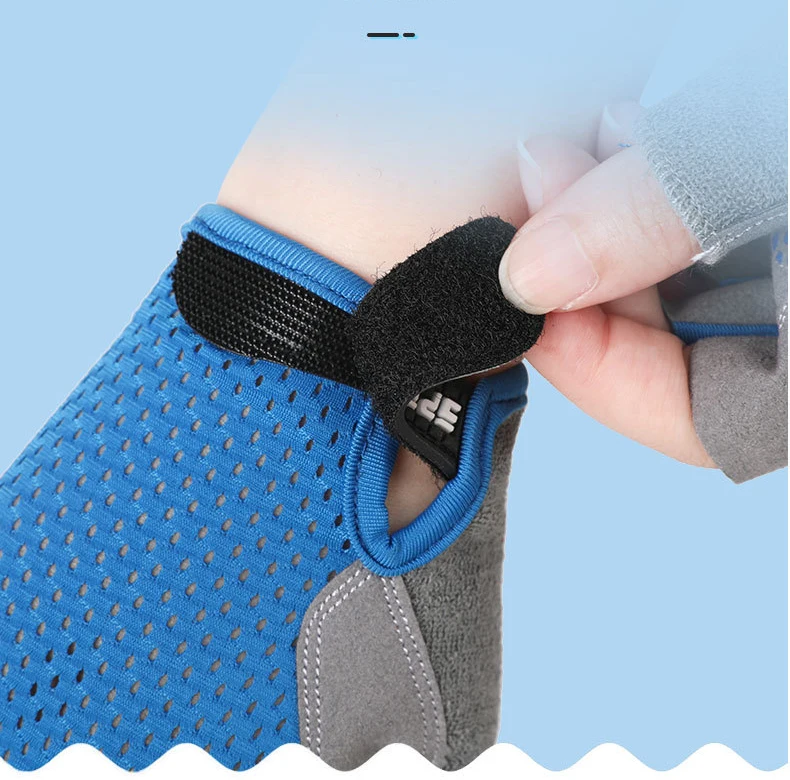 Kids Cycling Gloves Spring Summer Gel Padded Anti-Slip Boy Girl Skateboard Breathable Fitness Workout Children Sports Gloves
