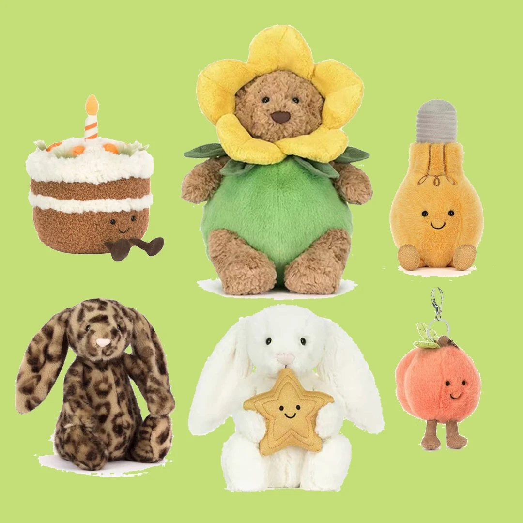 New Spring Limited Collection Plush Doll Barcelona Bear Narcissus Flower Soothing Fragrant Bonnie Zhizhen Series Bonnie Rabbit