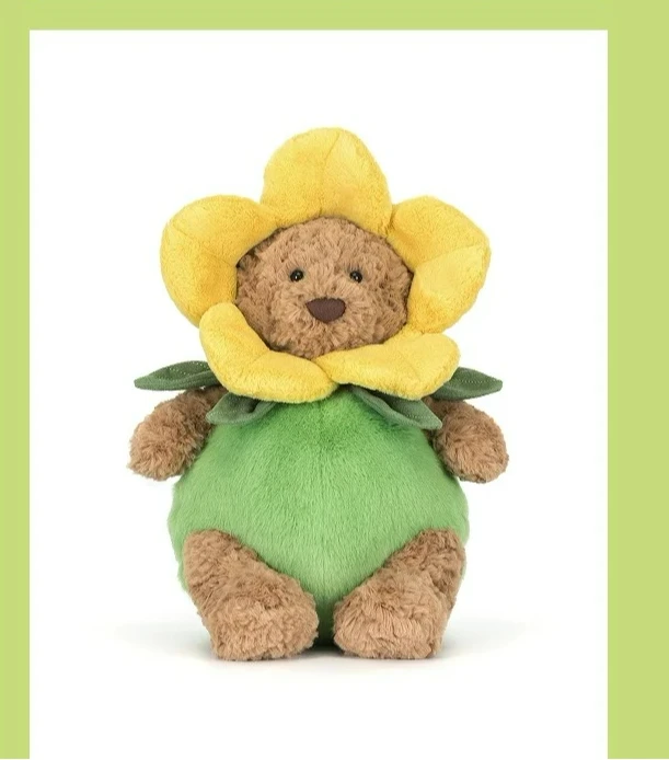 New Spring Limited Collection Plush Doll Barcelona Bear Narcissus Flower Soothing Fragrant Bonnie Zhizhen Series Bonnie Rabbit