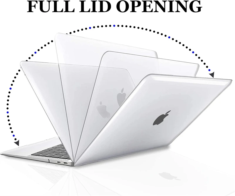 Crystal Clear Laptop Case for Macbook Neo 13 2026 Air 15 M4 M3 Hard Cover for Mac Book Pro 14 M1 M2 M5 14 16 Sleeve Accessories