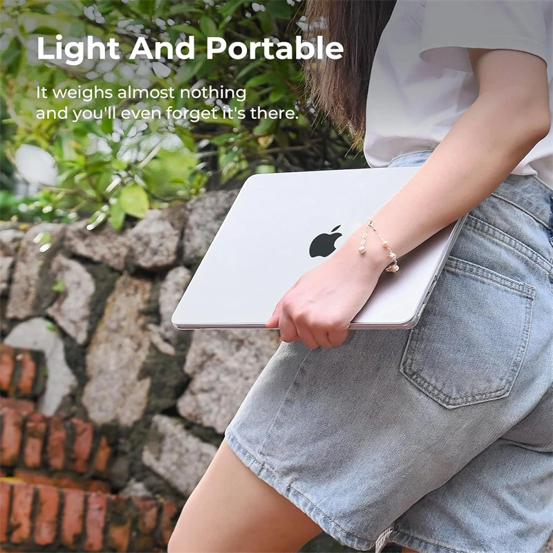 Crystal Clear Laptop Case for Macbook Neo 13 2026 Air 15 M4 M3 Hard Cover for Mac Book Pro 14 M1 M2 M5 14 16 Sleeve Accessories