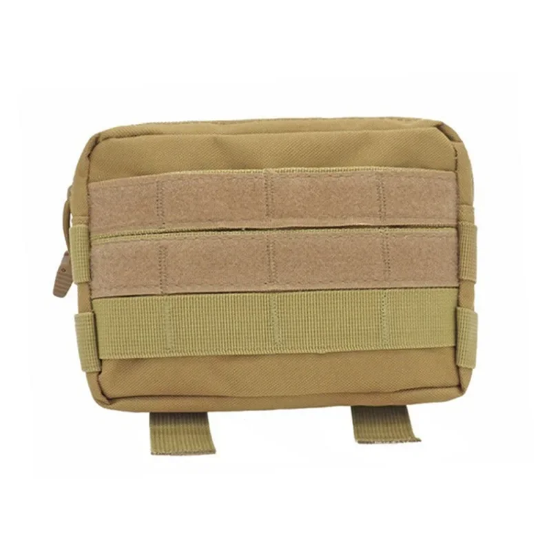Double Layer EDC Pack Men Tactical Molle Waist Belt Oxford Hip Pouch Fanny Pack Camping Hunting Accessories Utility Bag