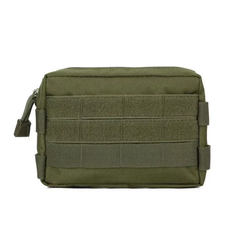 Double Layer EDC Pack Men Tactical Molle Waist Belt Oxford Hip Pouch Fanny Pack Camping Hunting Accessories Utility Bag