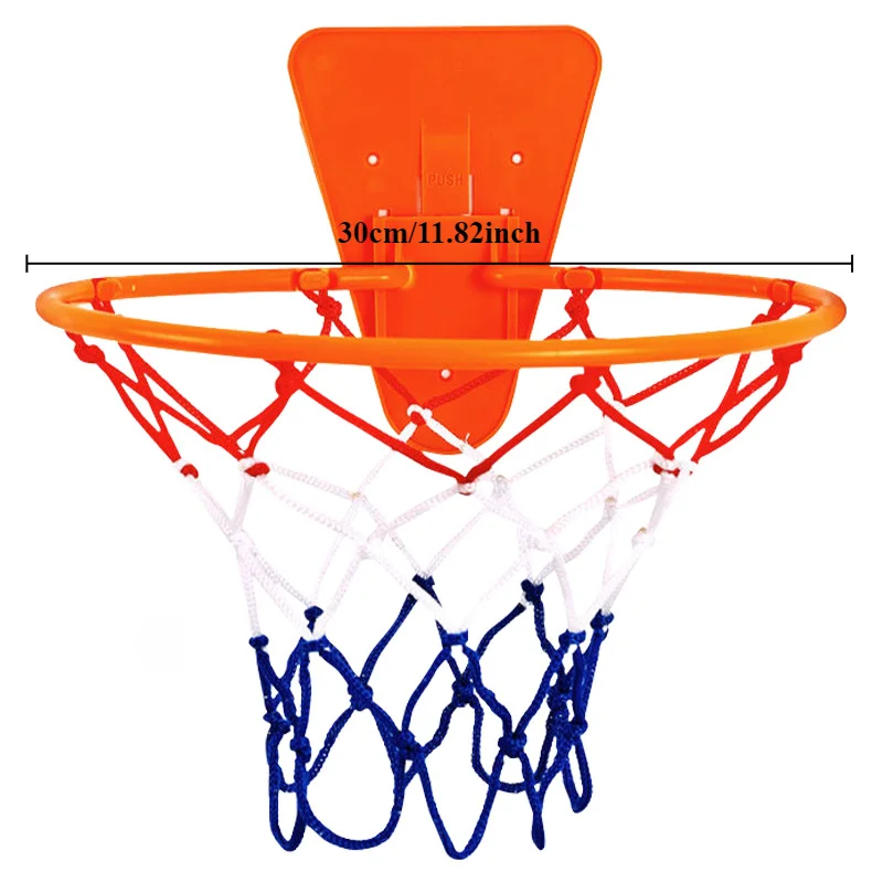 Indoor Foldable Wall Mounted Basketball Hoop Household Mute Ball Children Basketball Training Equipment