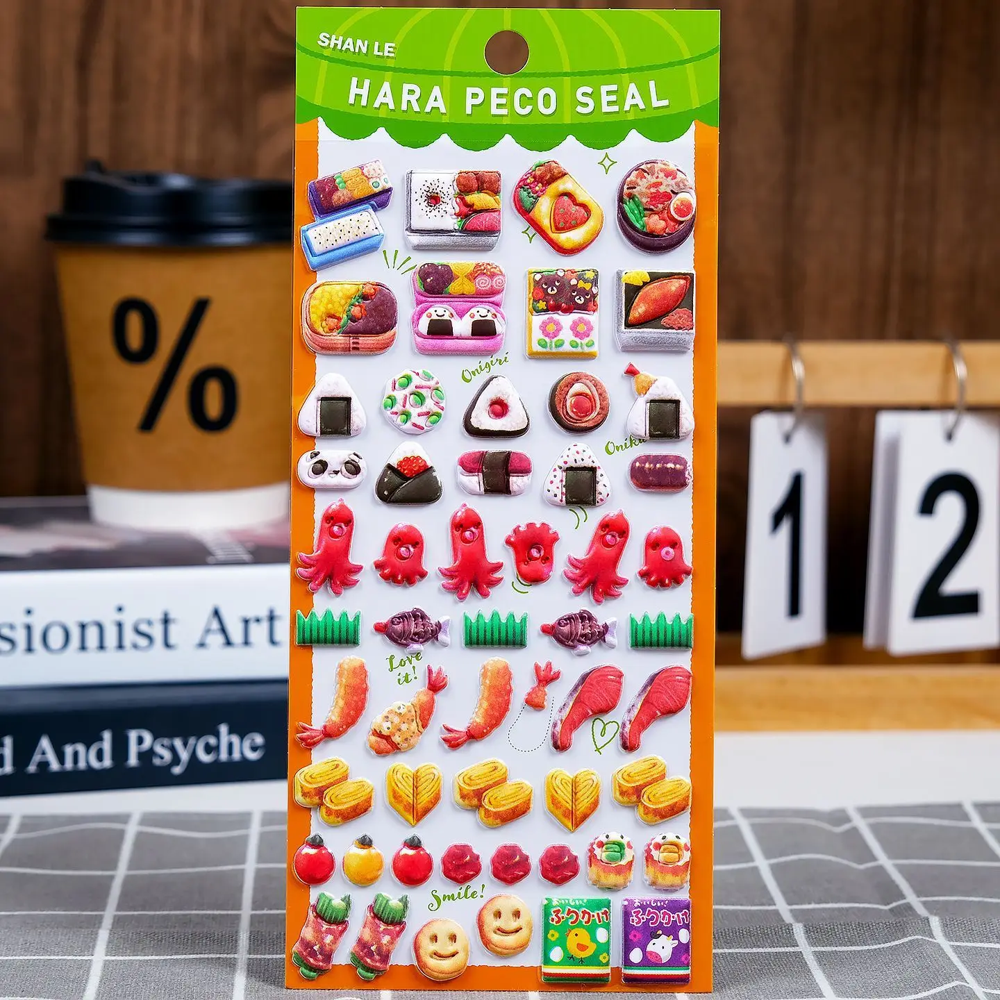 Japanese Sushi Food Cake 3D Puffy Foam Stickers Cute Cartoon Waterproof Decals for Girls DIY Craft Phone Decor Gifts