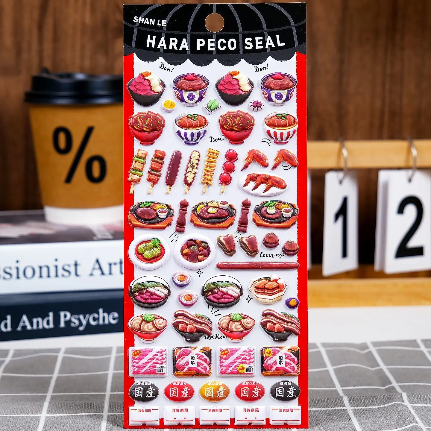 Japanese Sushi Food Cake 3D Puffy Foam Stickers Cute Cartoon Waterproof Decals for Girls DIY Craft Phone Decor Gifts