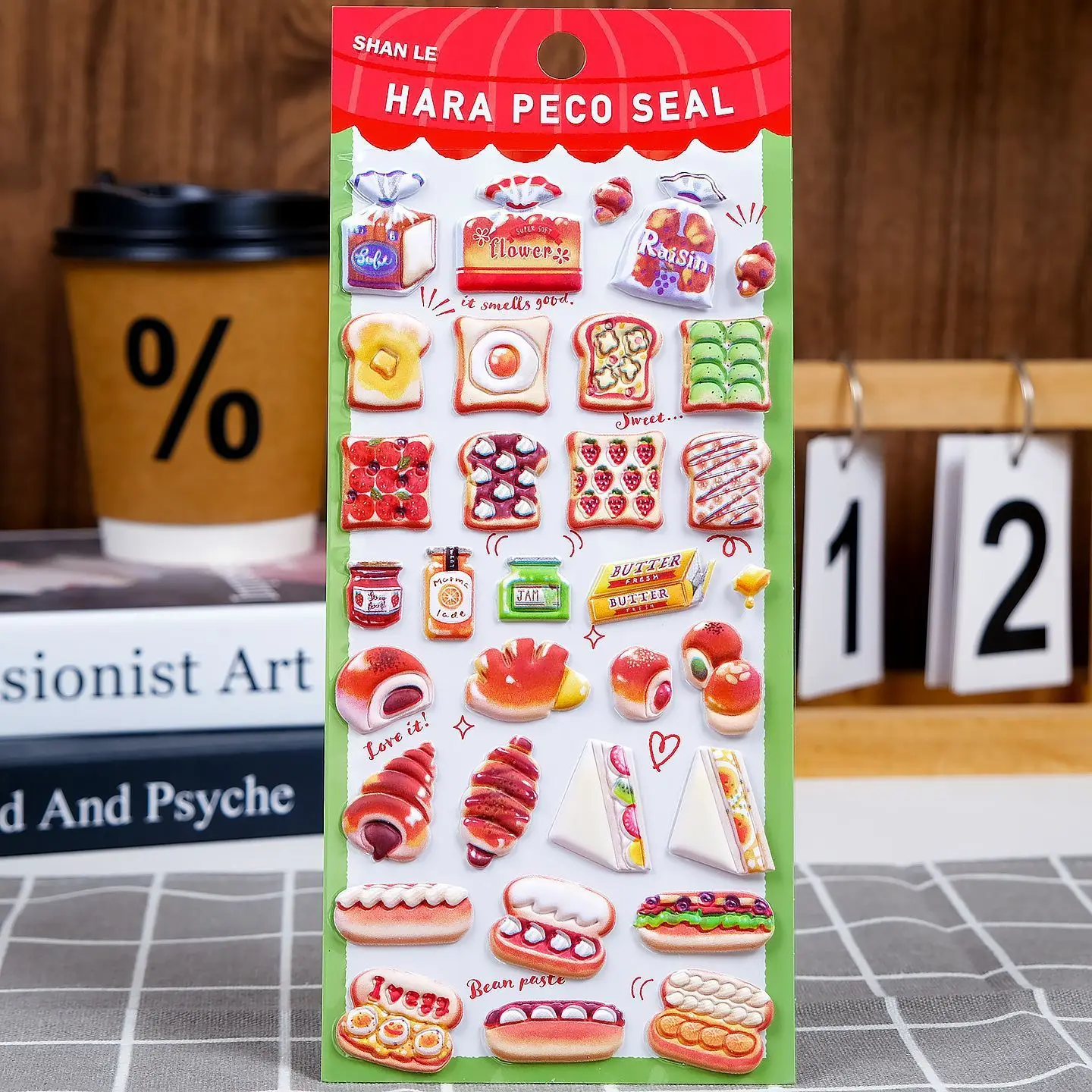 Japanese Sushi Food Cake 3D Puffy Foam Stickers Cute Cartoon Waterproof Decals for Girls DIY Craft Phone Decor Gifts