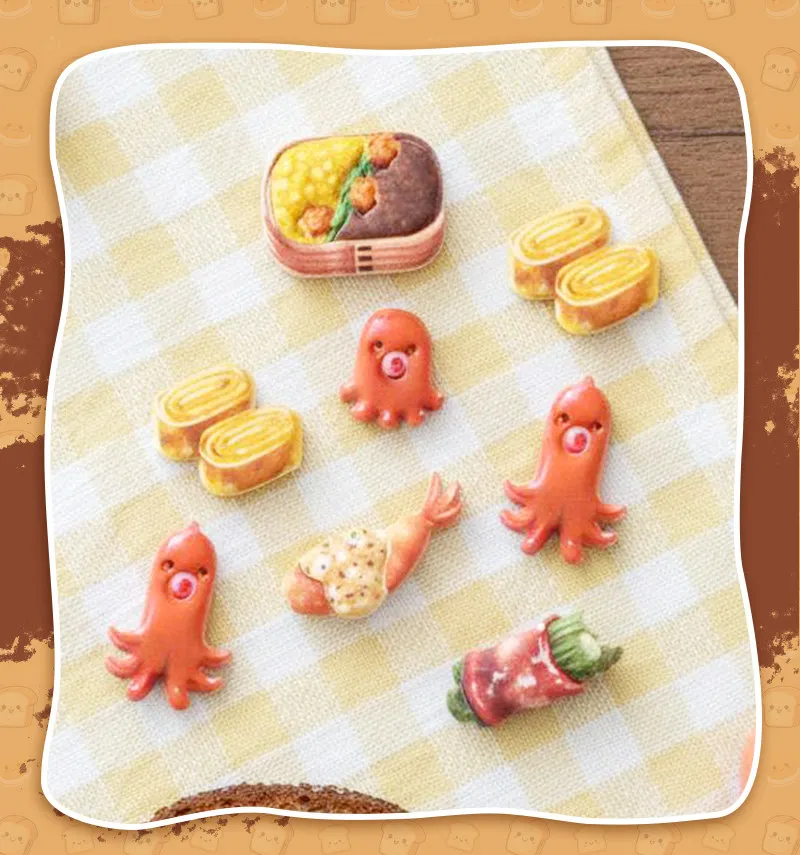 Japanese Sushi Food Cake 3D Puffy Foam Stickers Cute Cartoon Waterproof Decals for Girls DIY Craft Phone Decor Gifts