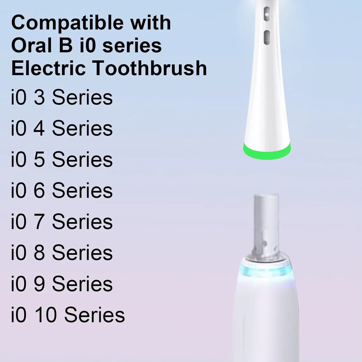 NEW 2/4/8 pcs Toothbrushes Head, Compatible with Oral B iO 2/3/4/5/6/7/8/9/10 Series Electric Toothbrush Replacement Brush Heads
