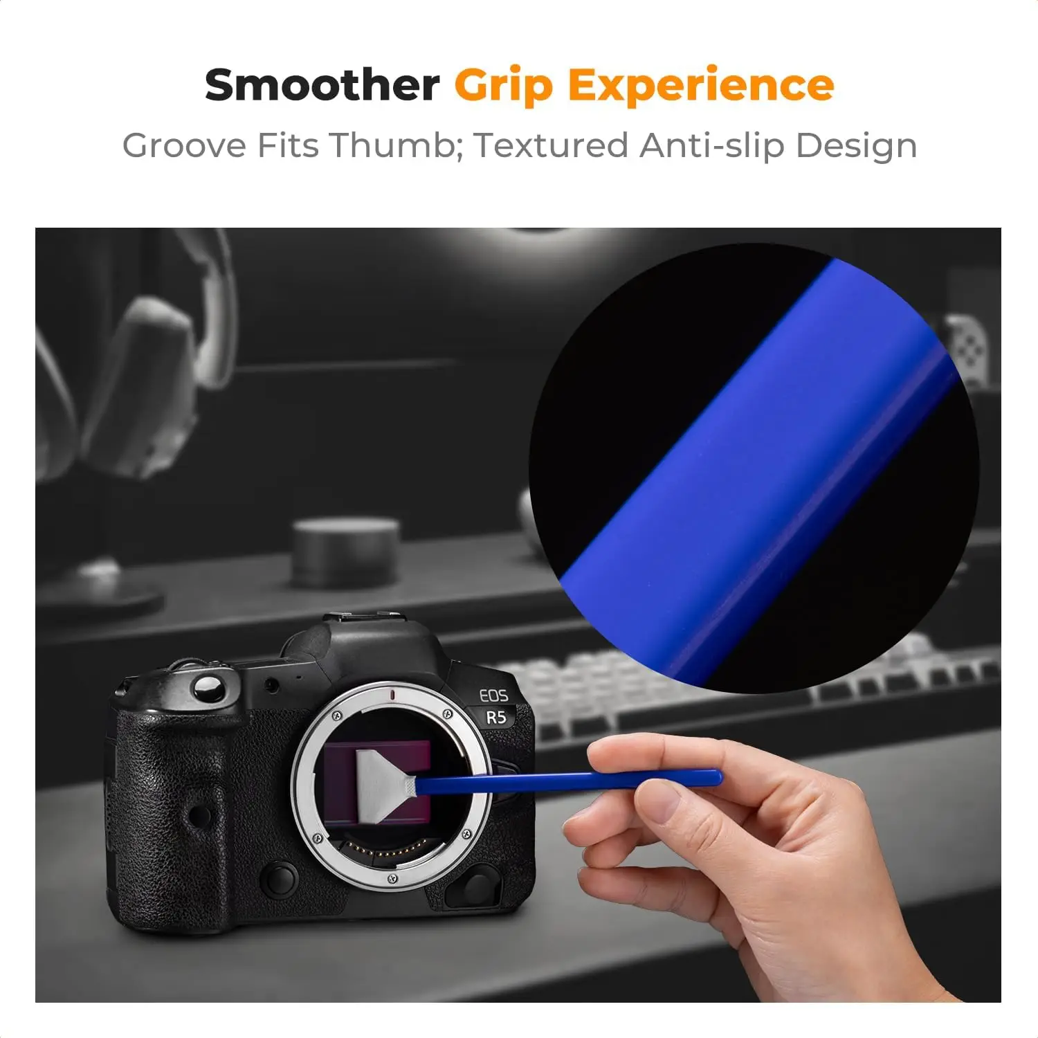 12/16/24mm APS-C Cleaning Kit for Sony Nikon Canon DSLR Cameras CCD & CMOS Professional Sensor Cleaner Swab for Full-Frame M4/3