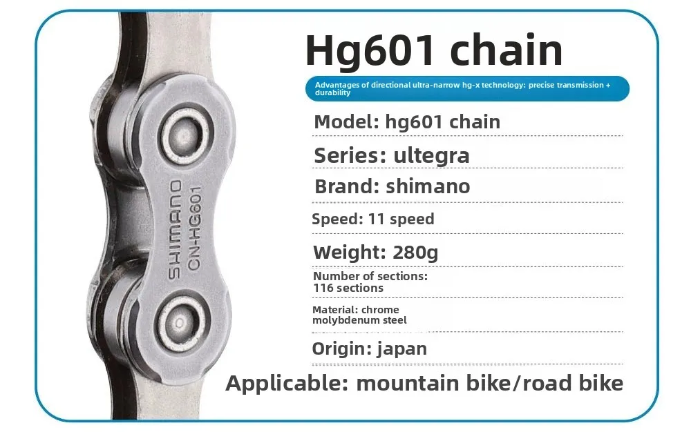 Original Shimano 8/9/10/11/12 Speed Bicycle Chain Mountain Road Bike Cycling Parts