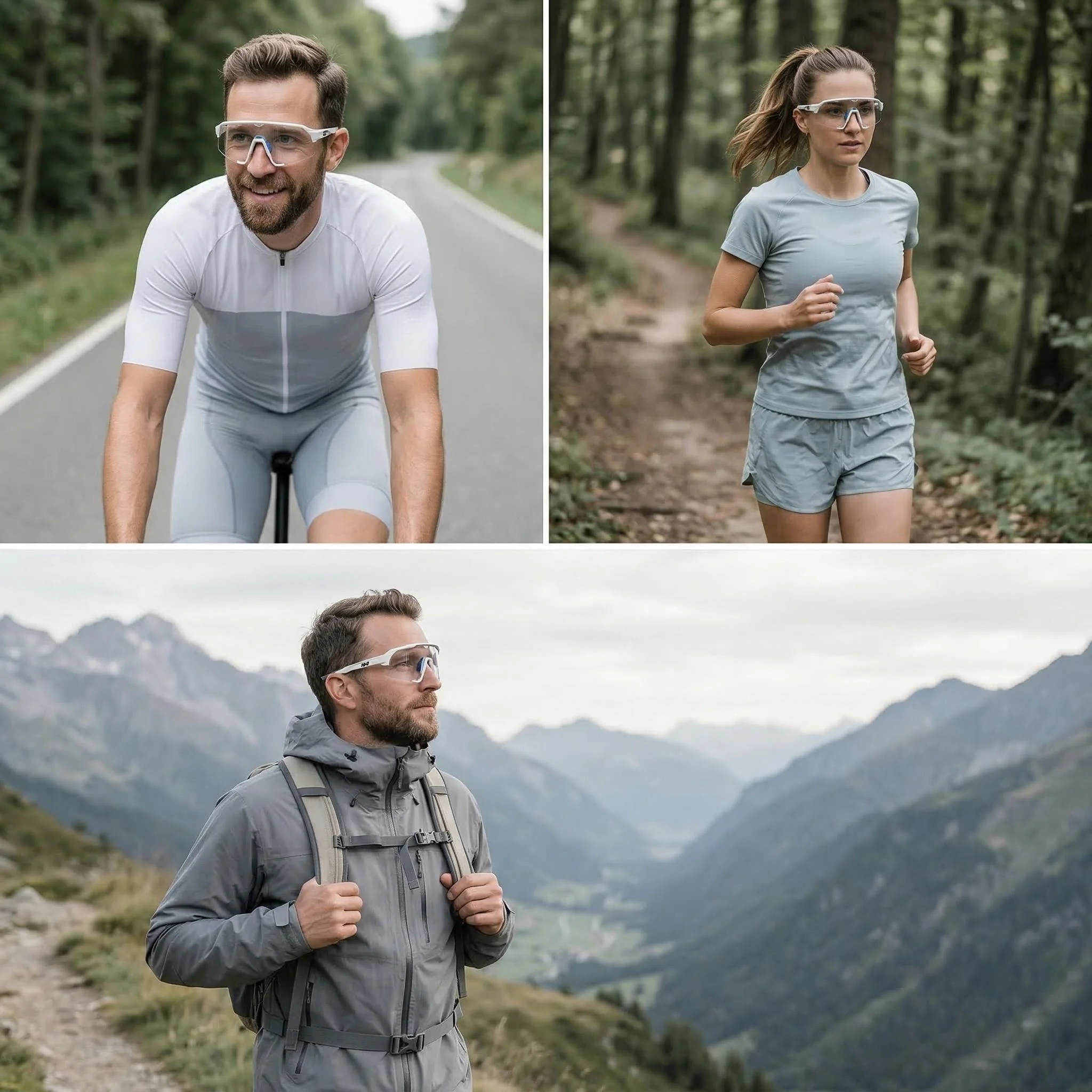 100 Photochromic Cycling Glasses Fashion Sports Running Sunglasses Outdoor Hiking Drive Bicycle Glasses Road MTB Sunglasses