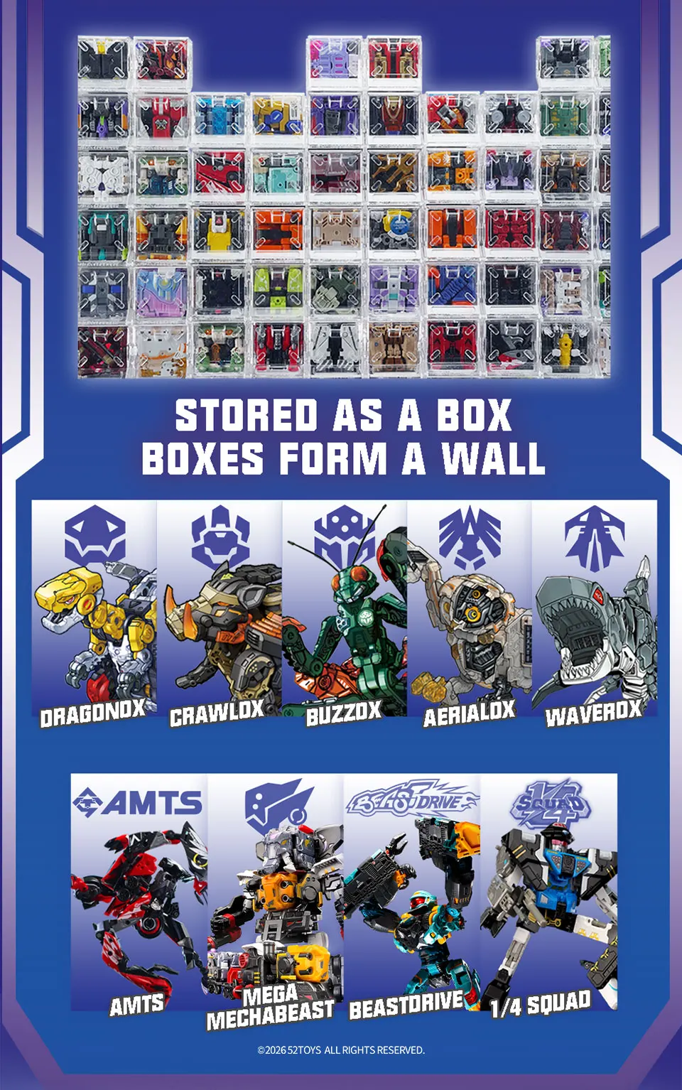 52TOYS BEASTBOX ARMOR UZUSHIO Transformation Collectible Converting Action Figure Toys Gift