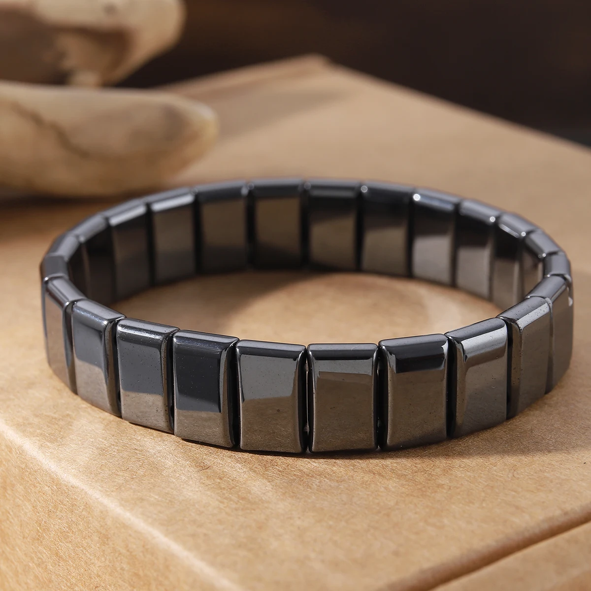 Hematite Bracelet For Men Reclaim Your Edge Confidence Natural Hematite Stone Beaded Stretch Healing Bracelets Gift Jewelry