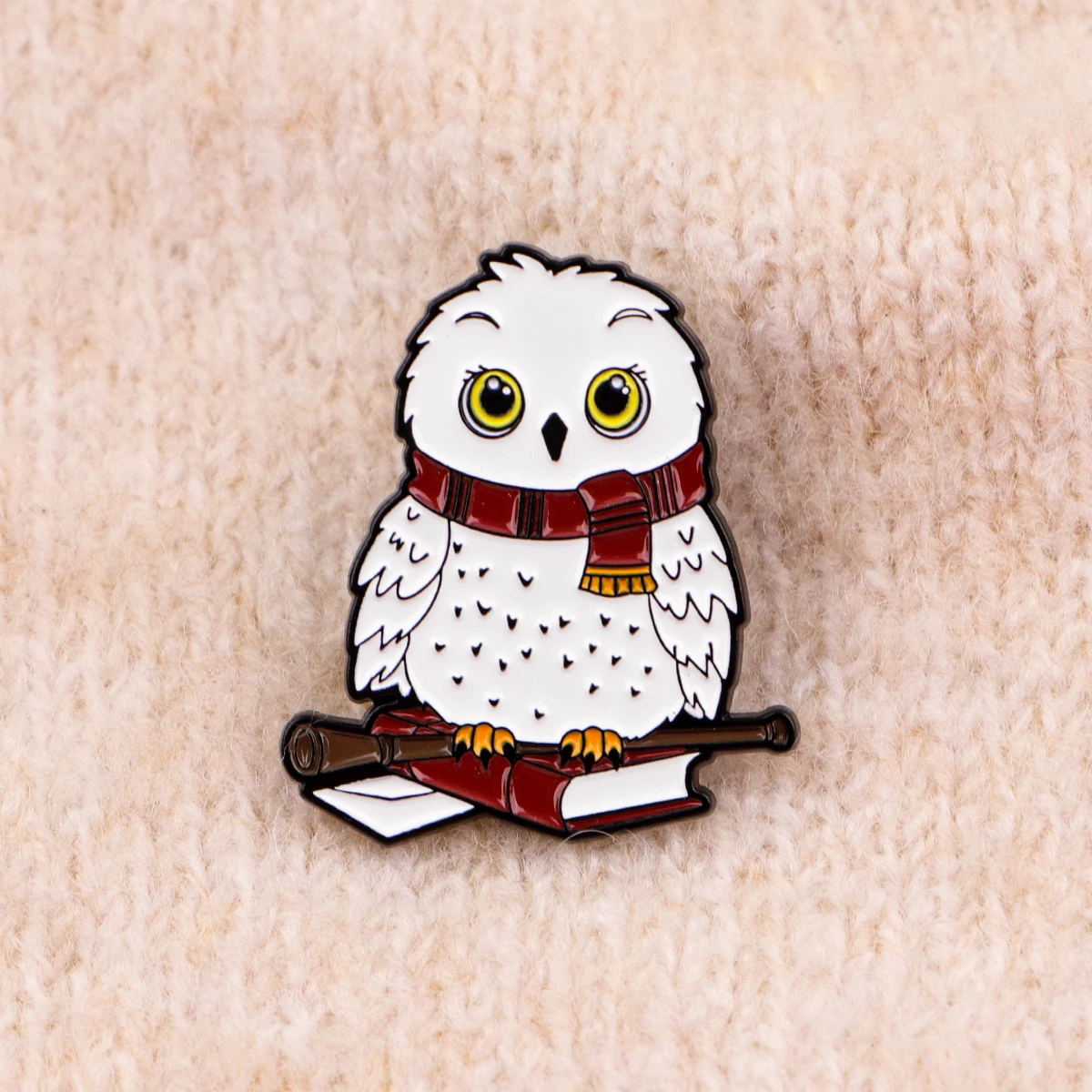 Cute Student Enamel Pins Wizard Brooch Lapel Badge for Backpacks Jackets Hats Bags Fashion Jewelry Movie Fans Gift