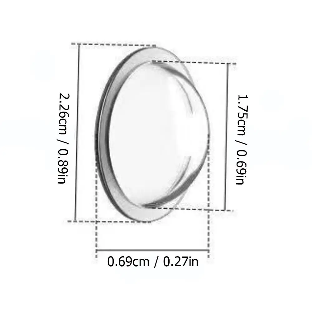 2pcs Car Camera Lens Protector 360 Reverse Camera Lens Guards Protective Cover Hd Scratch-Resistant Pc Protective Cover Kits