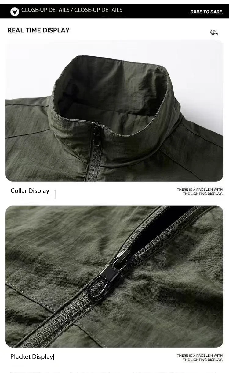 2026 Jeep Spirit Stand-up Collar Jacket, a large-size informal workwear suitable for spring and autumn, a windproof outdoor spor