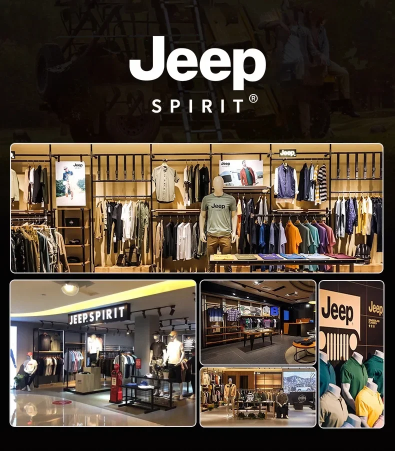 2026 Jeep Spirit Stand-up Collar Jacket, a large-size informal workwear suitable for spring and autumn, a windproof outdoor spor