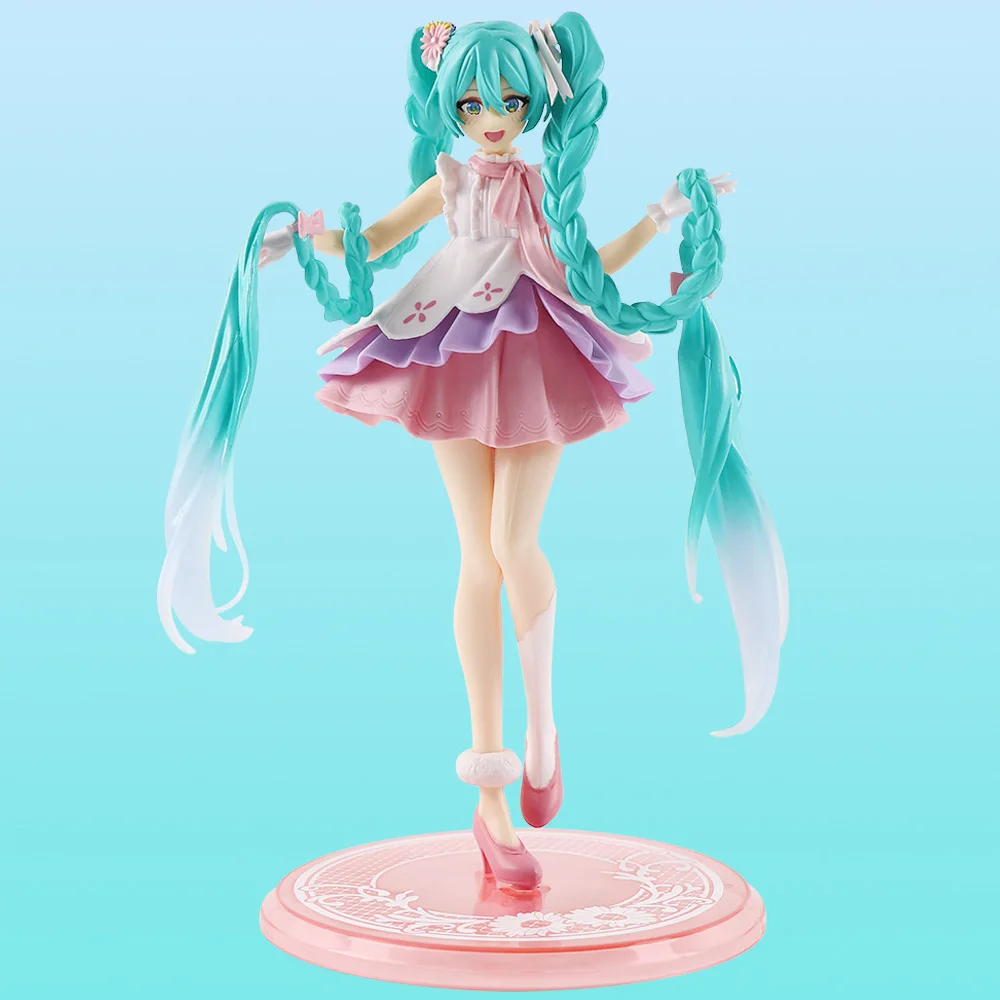 Hot Kawaii Girl Hatsune Miku Anime Figure Fashion Subclture Miku Action Figure Birthday Gift PVC Collection Model Doll Toys