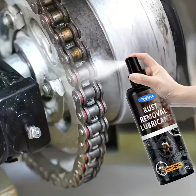 100mL Universal Rust Remover Revitalizing Spray for Car Wheels Metal Surfaces Strong Decontamination Smooth Reliable