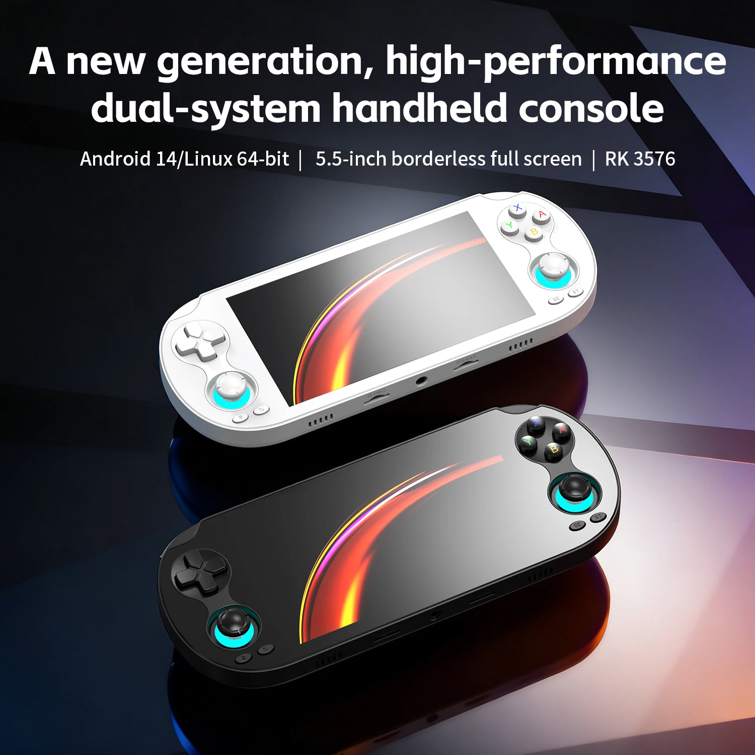 ANBERNIC RG VITA / RGVITA Pro Handheld Game Console IPS Touchscreen 5000mAh Video Gaming Player Supports AI Streaming RixelHK