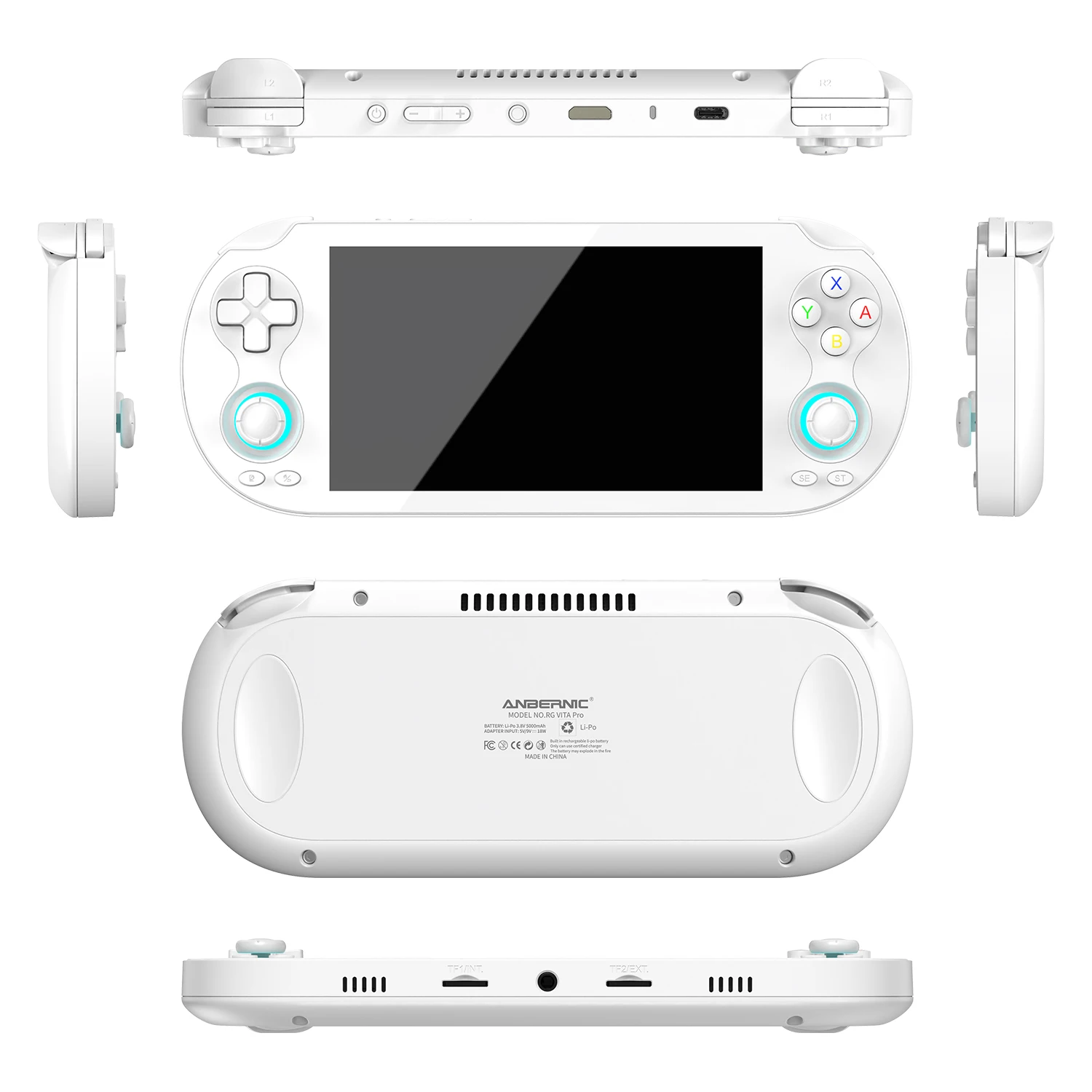 ANBERNIC RG VITA / RGVITA Pro Handheld Game Console IPS Touchscreen 5000mAh Video Gaming Player Supports AI Streaming RixelHK