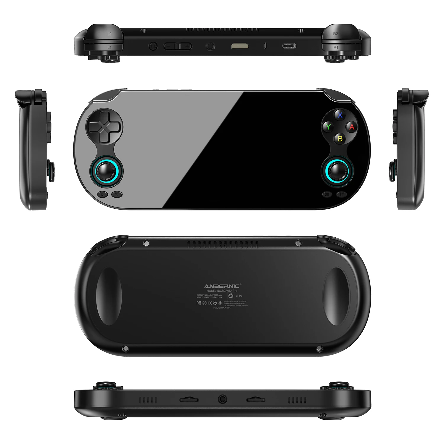 ANBERNIC RG VITA / RGVITA Pro Handheld Game Console IPS Touchscreen 5000mAh Video Gaming Player Supports AI Streaming RixelHK