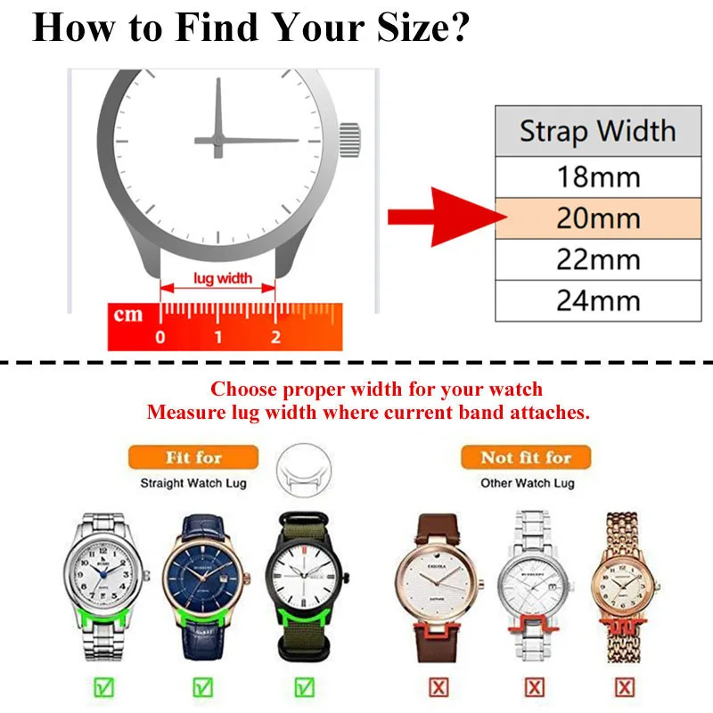 18mm 19mm 20mm 22mm 21mm 24mm Vintage Oil Wax Watchband Universal Stitching Strap Business Vintage Brown Watch Band Accessories