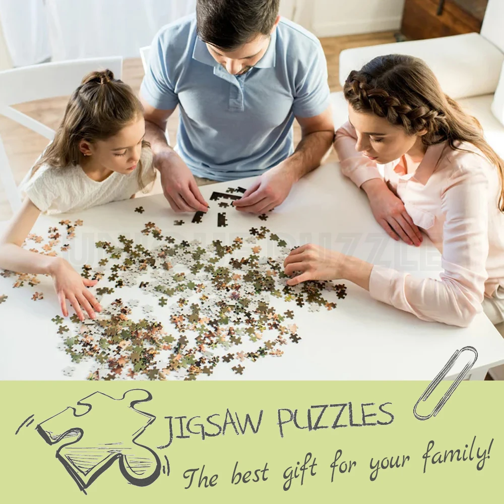 Dropshipping Custom Jigsaw Puzzle Customize Your Own Personalized Picture Puzzle Diy Toy for Kids Anniversary Festival Best Gift