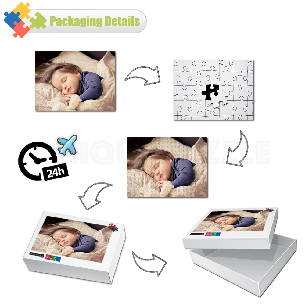Dropshipping Custom Jigsaw Puzzle Customize Your Own Personalized Picture Puzzle Diy Toy for Kids Anniversary Festival Best Gift