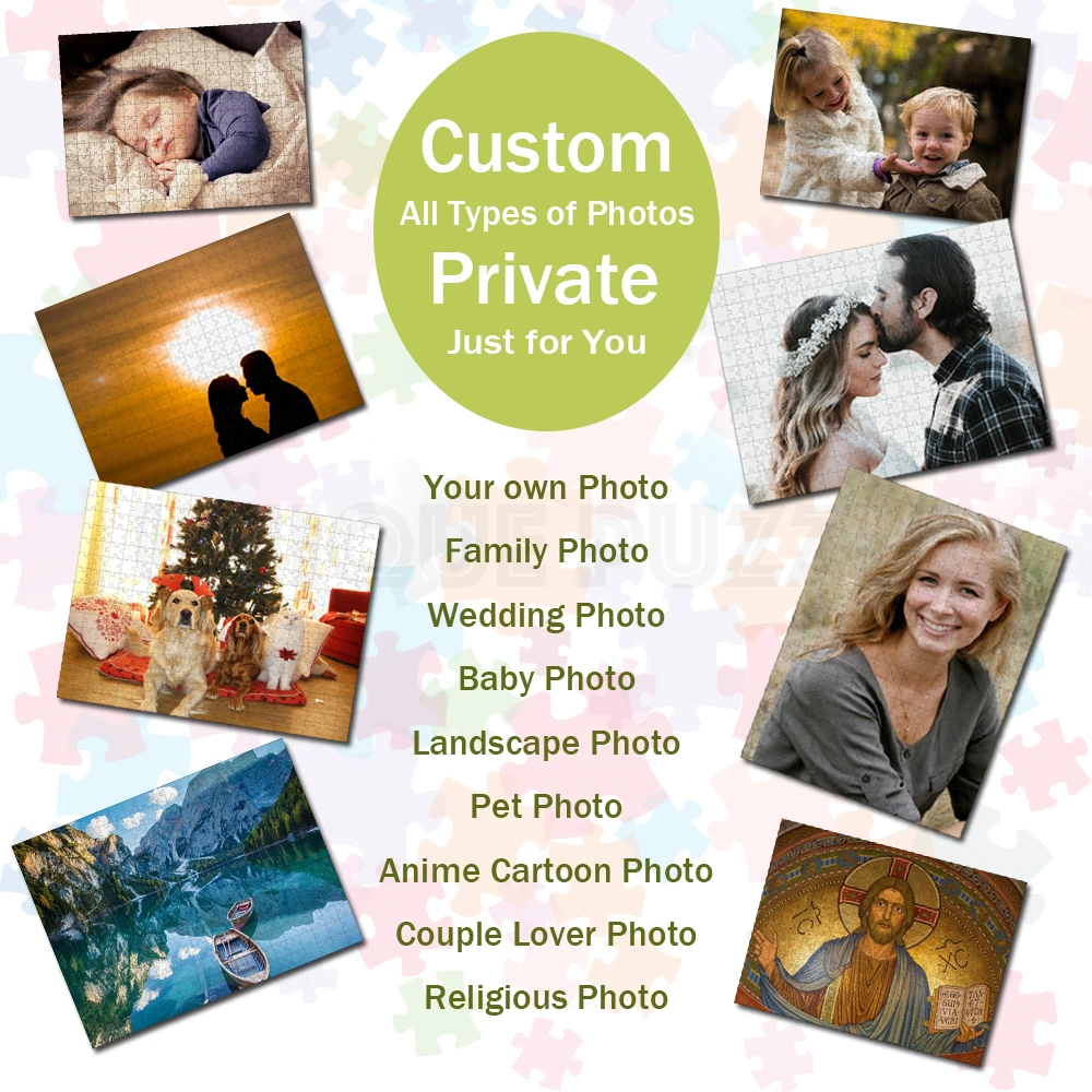 Dropshipping Custom Jigsaw Puzzle Customize Your Own Personalized Picture Puzzle Diy Toy for Kids Anniversary Festival Best Gift