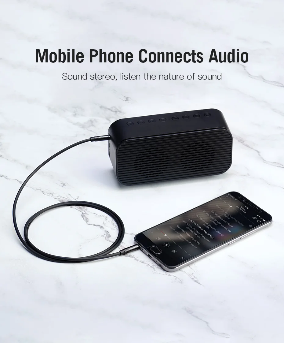 Vention Aux Cable 2.5mm to 3.5mm Audio Cable Jack 3.5 to 2.5 Male Aux Cable For Car Smartphone Speaker Headphone Mobile Phone