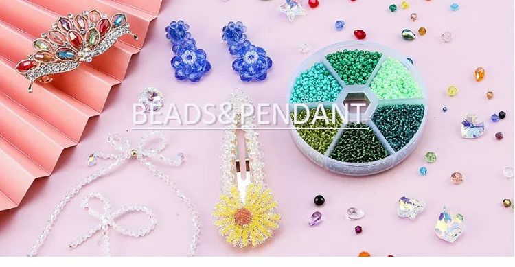 Buy 1 And Get 1 Free 4mm Shiny Crystal Beads Bicone Beads Glass Beads Loose Spacer Beads for Bracelet DIY Jewelry Making 200pcs