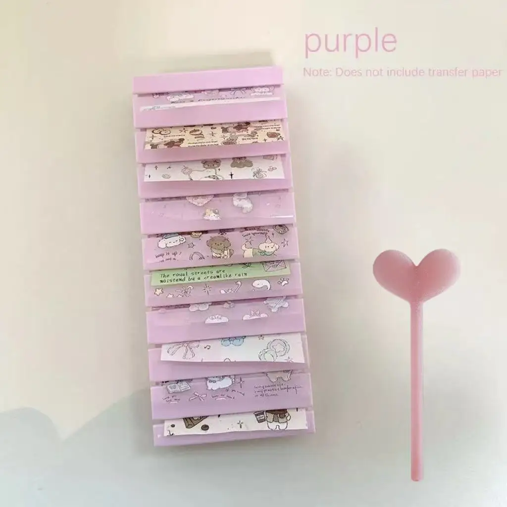 Nail Foils Gradient Transfer Foil Storage Box Nail Art Stickers Stripe Floral Manicure Decals Nails Decoration S