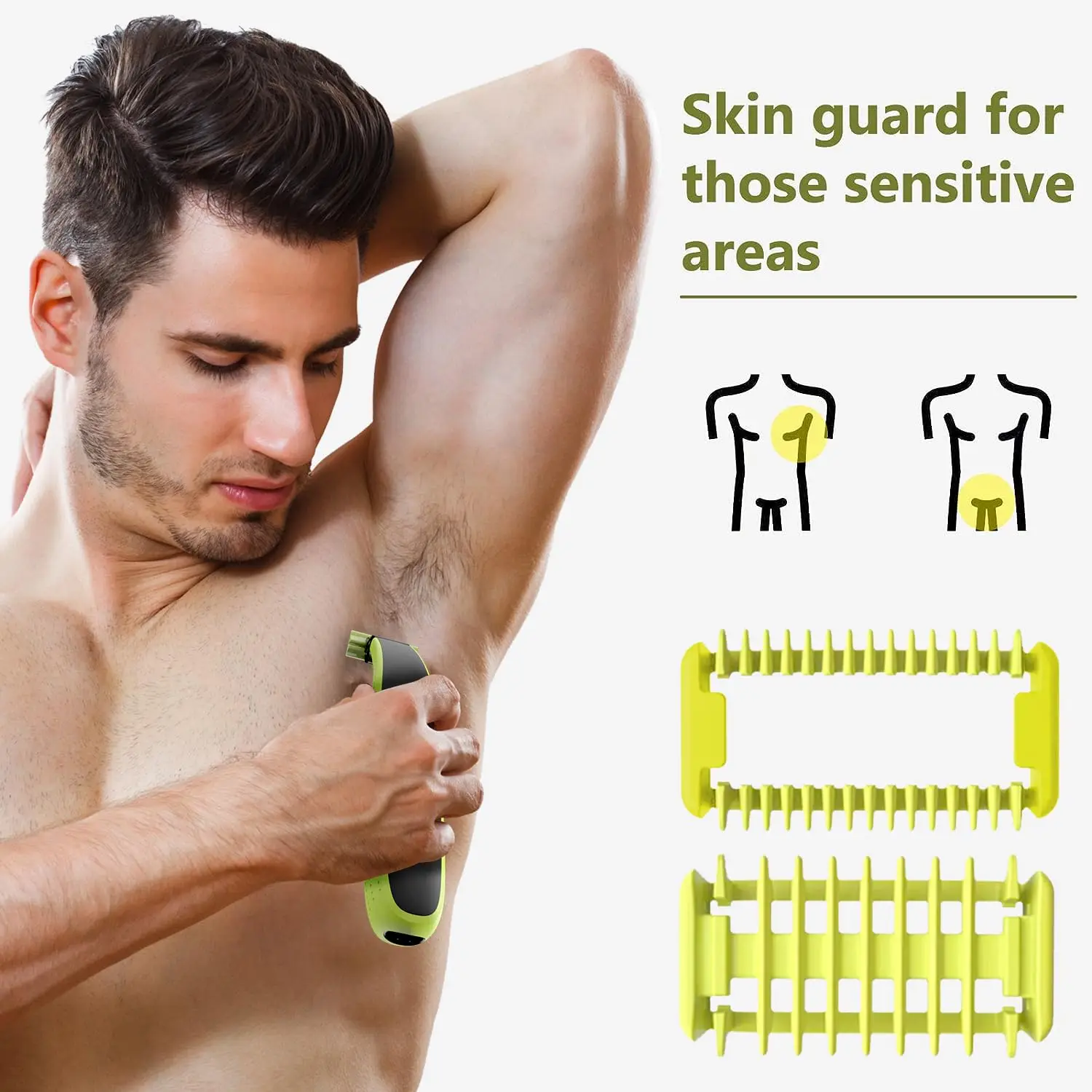 New 4 Size Guide Comb Guards for One Blade QP2520 QP2630 QP2724 QP2834 QP6510 QP6520 QP6531 Electric Shaver Beard Trimmer
