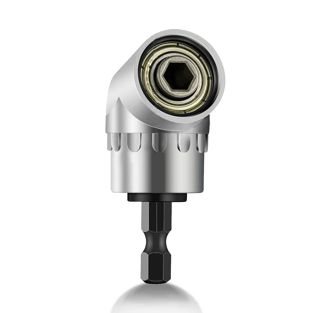 1pc 105 Degree Angle Extension Screw Driver Socket Holder Adapter Adjustable Bits Nozzles for Screwdrivers Bit Right Angle Head