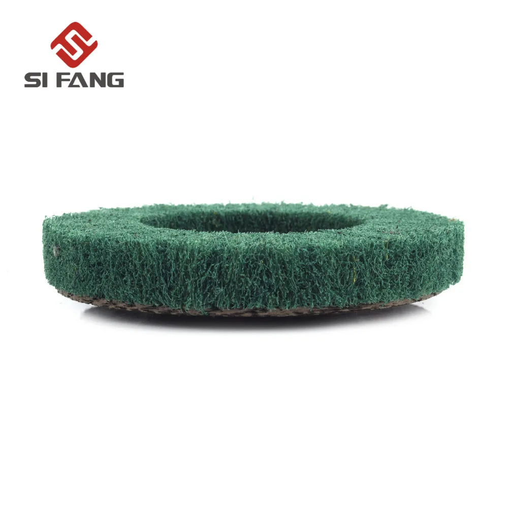 4.5" 115mm Nylon Fiber Flap Polishing Wheel Disc 180 Grit For Angle Grinder For Wood Metal Buffing