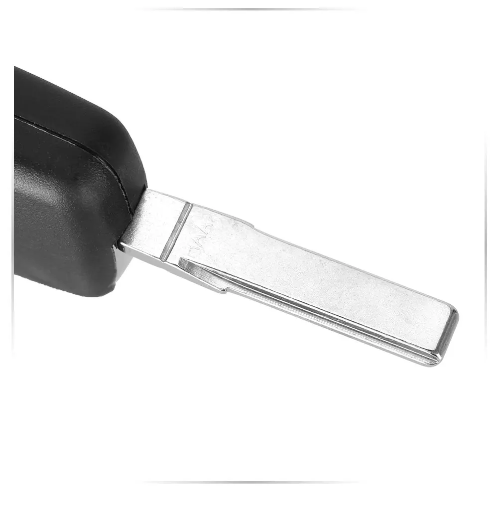 KEYYOU NEW 3 Button For VW For VOLKSWAGEN Tiguan Golf Sagitar Polo MK6 Flip Fob Remote Folding Key Shell Uncut Blade