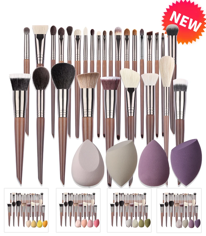 OVW Natural Goat Hair Eyeshadow Professional Makeup Brushes Crease Blending Shader kist dlya teney brovey brochas maquillaje 1pc