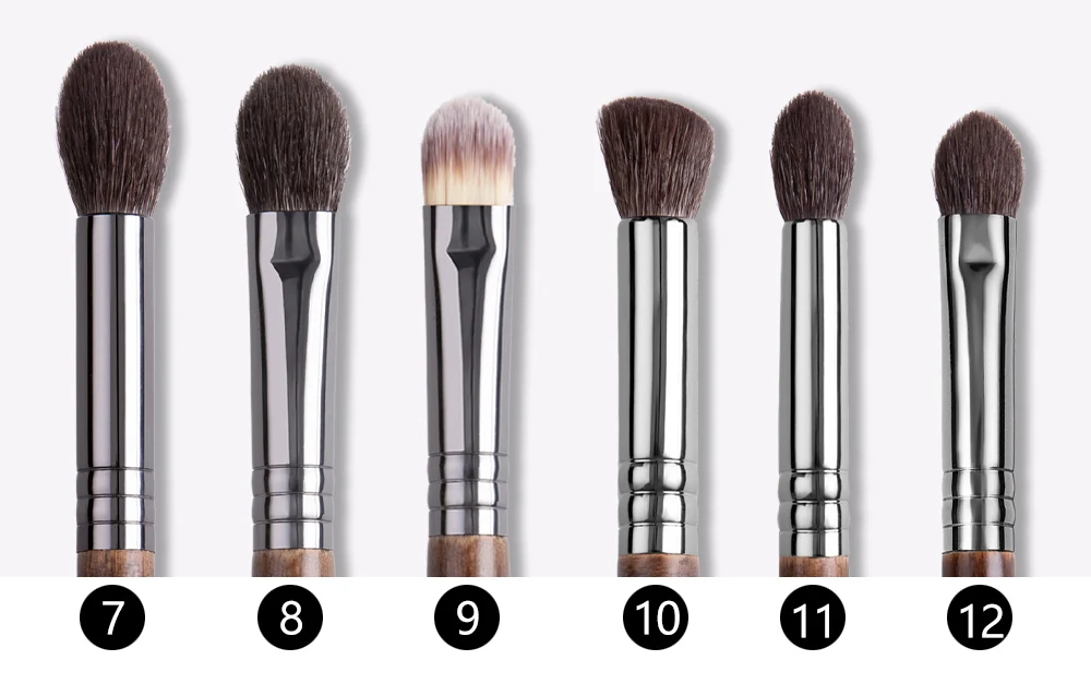 OVW Natural Goat Hair Eyeshadow Professional Makeup Brushes Crease Blending Shader kist dlya teney brovey brochas maquillaje 1pc