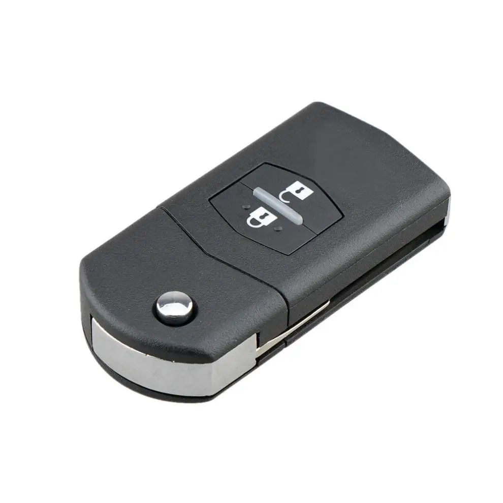 2 / 3 Buttons Car Key Shell Auto Remote Control Folding Housing Case Replacements Fit for Mazda 2 3 5 6 BT50 CX-5 CX-7 CX-9 RX8