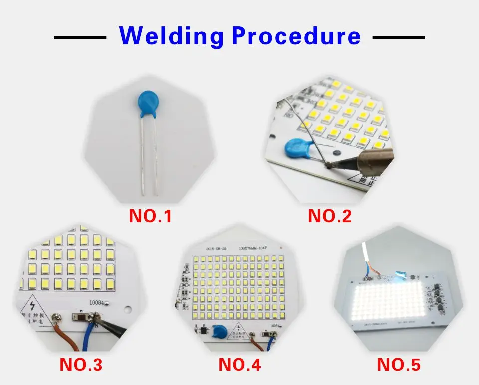 LED Lamp Chips 220V SMD Bulb 2835 Smart IC Led Light Input 10W 20W 30W 50W 100W For Outdoor FloodLight