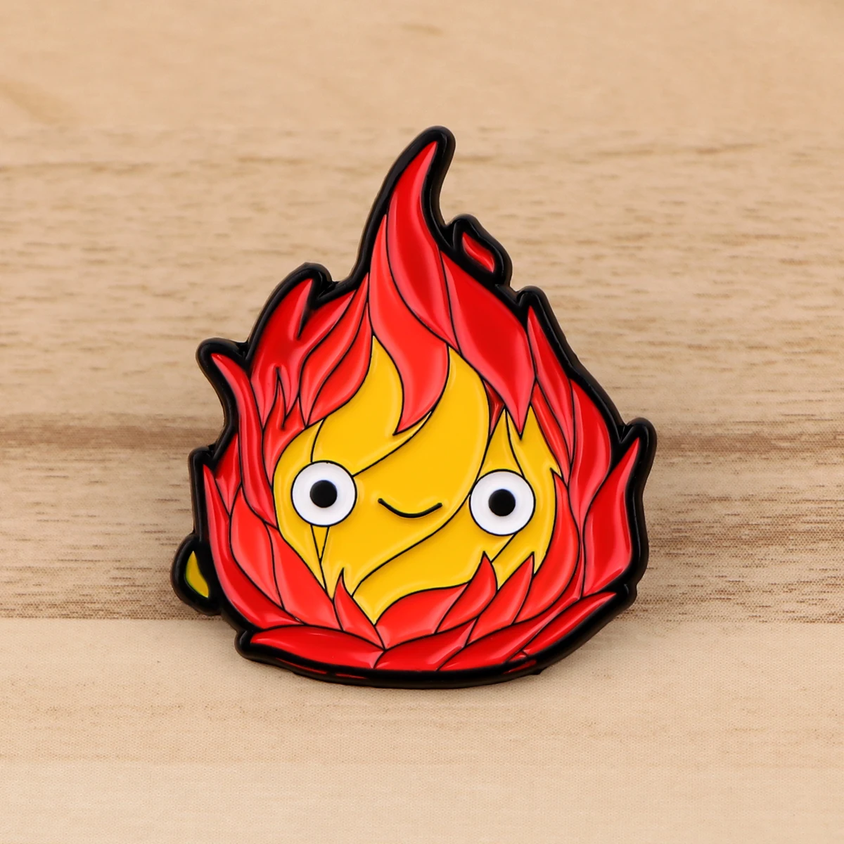 3pcs Anime Movie Enamel Pin Set Cartoon Fire Brooch For Coat Women's Brooches Fashion Lapel Badges Jewelry Gift for Friends