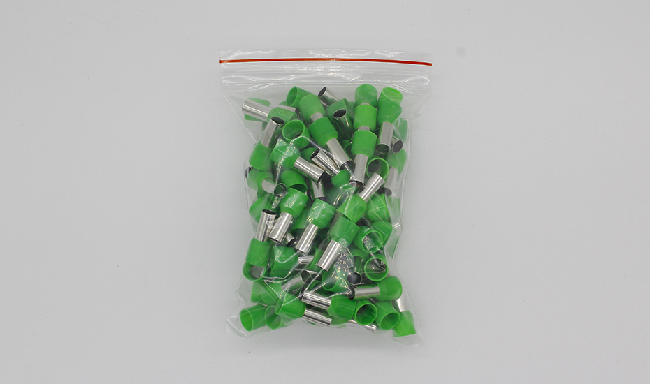 E16-12 Tube Insulating Insulated Terminals 16MM2 Cable Wire Connector Insulating Crimp Terminal 100PCS/Pack Connector E-