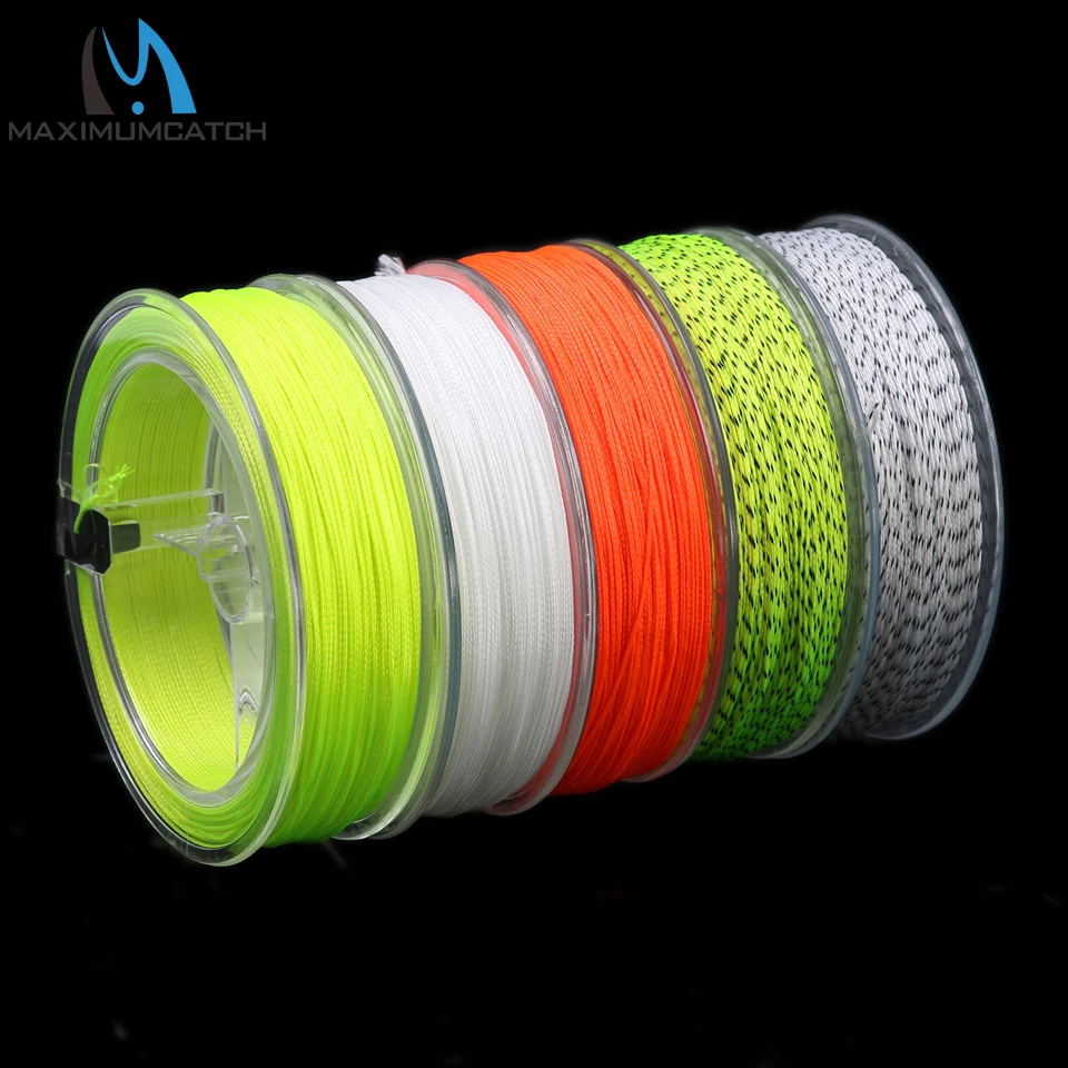 Maximumcatch Backing Fly Line 100/300Yards 20/30LB Multi Color Backing Line Braided Fly Fishing Line