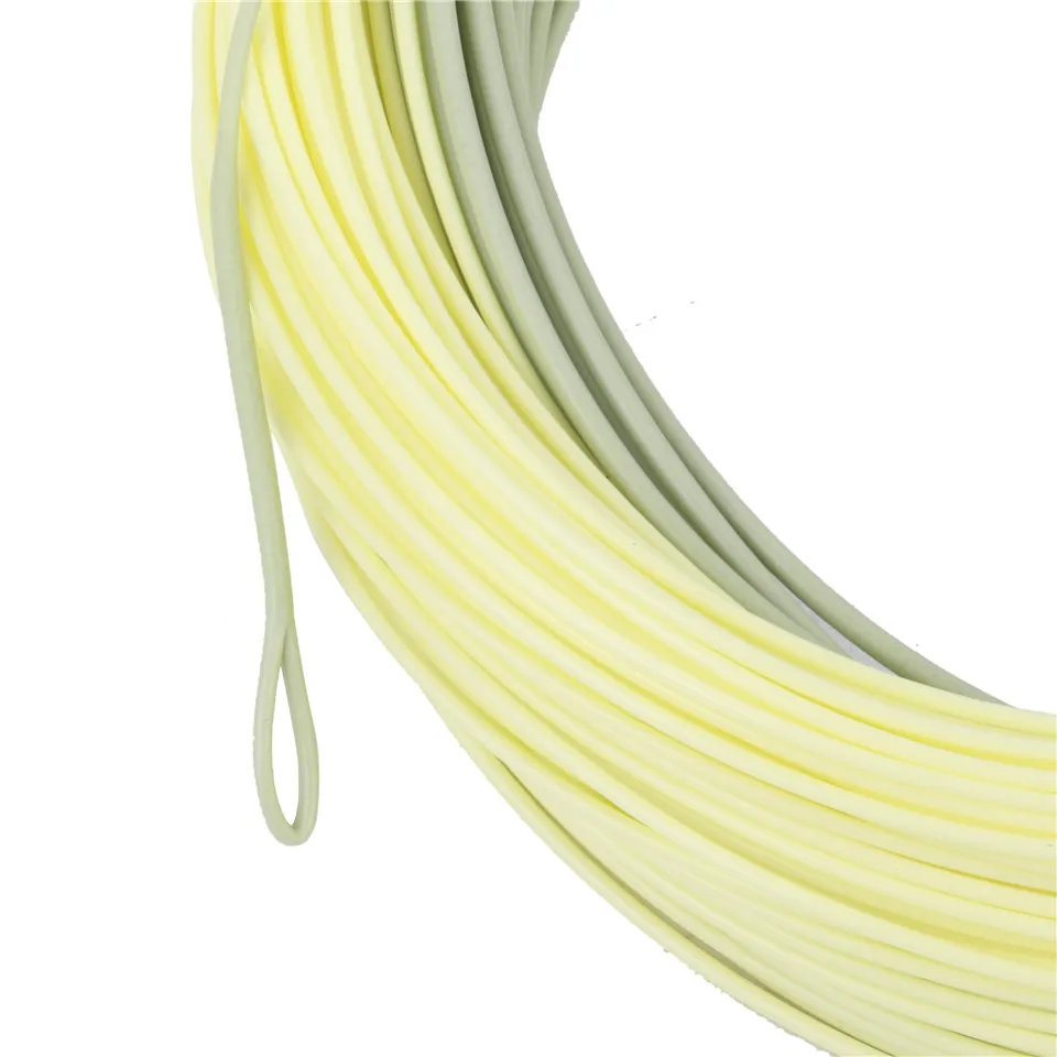 Maximumcatch Outbound Short Fly Fishing Line 6-10wt 100FT Weight Forward Saltwater Fly Line With 2 Welded Loops
