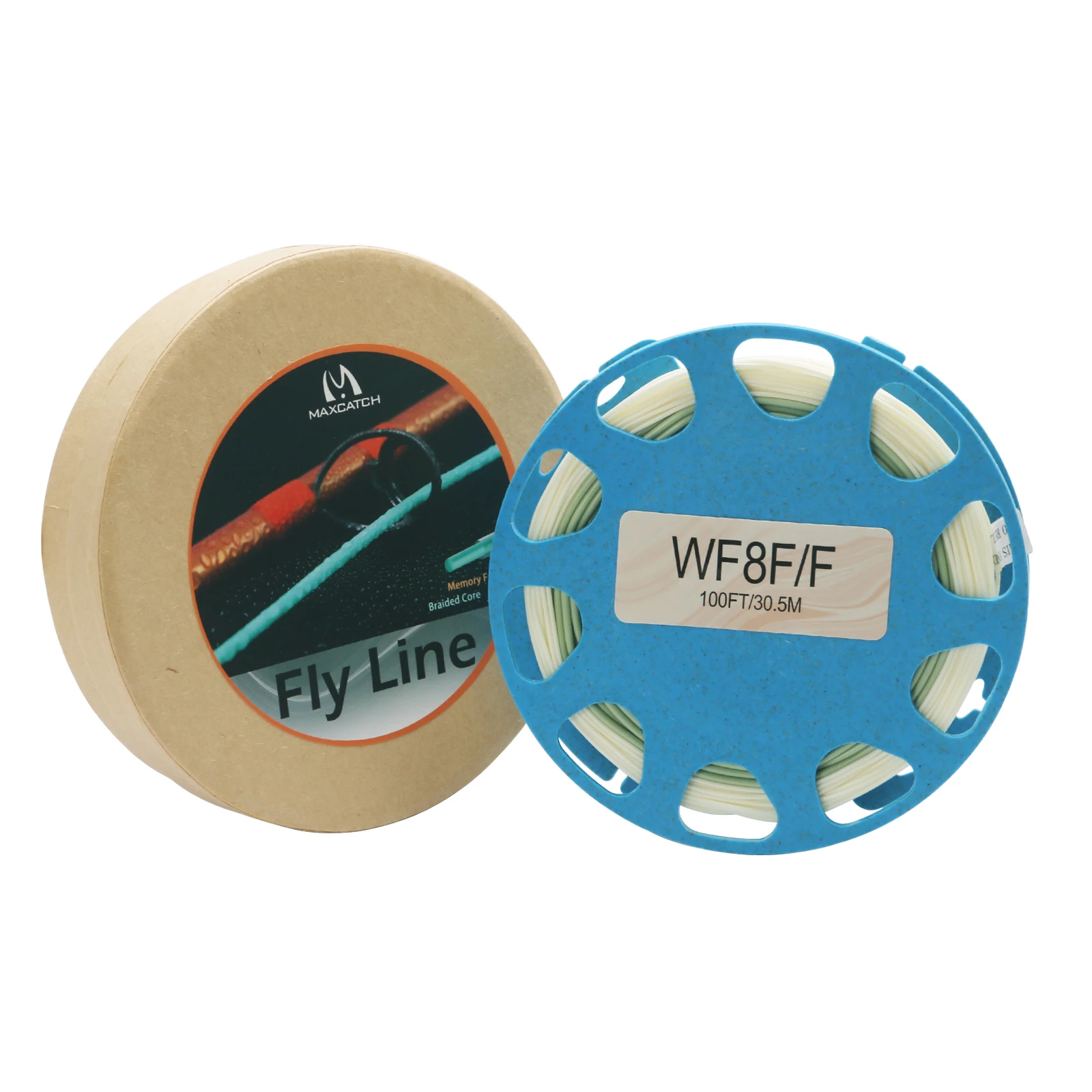 Maximumcatch Outbound Short Fly Fishing Line 6-10wt 100FT Weight Forward Saltwater Fly Line With 2 Welded Loops